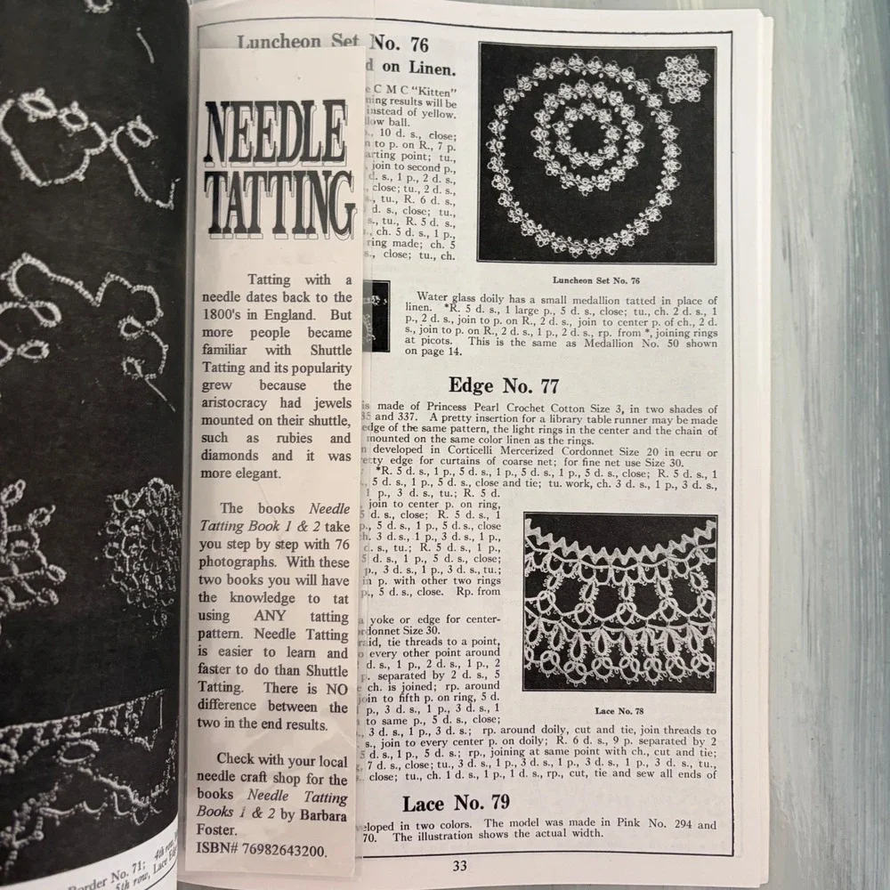 Tatting : A Potpourri of‎ Patterns - Paperback By Foster, Barbara